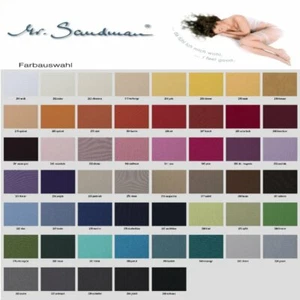 Mr. Sandman Spannbettlaken Spannbetttuch Elastan Basic 160x200 cm in 53 Farben - Bild 1 von 4