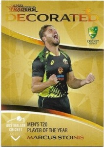 2023 / 24 Cricket Traders Luxe Decorated Parallel (DP07) Marcus STONIS 097/147