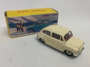 Modellino Fiat 600D vintage Dinky Toys 520 De Agostini Mattel 9 cm collezione - Foto 1 di 7