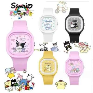Reloj de cuarzo Sanrio con esfera cuadrada de silicona - Imagen 1 de 11