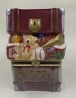 Mr. Christmas Animated Hinged Music Box Toy Chest Plays Deck The Halls