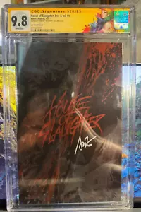 CGC SS 9.8~House of Slaughter #1 Pen Ink~Megacon variant~SIGNED Artgerm LABEL - Picture 1 of 5