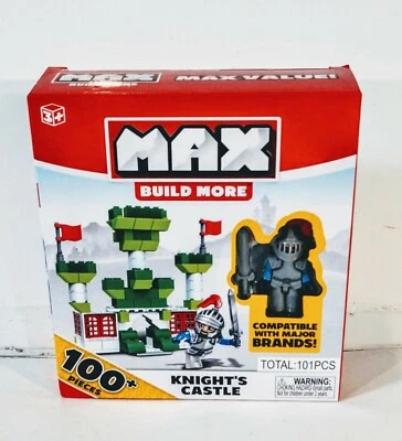 Max Build More Knight's Castle by Zuru 100+ Pieces Building Blocks - Image 1 of 2