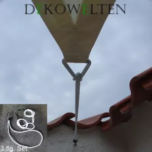 4 tlg. set Sonnensegel Befestigung s Zubehör Spanner Wand Mast tarp Beschattung - Bild 1 von 1