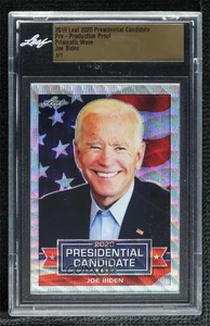 Leaf Presidential Candidates 2019 1/1 Joe Biden #PC-04 01lu - Imagen 1 de 3