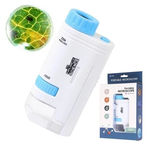 Microscope Pocket Handheld Miniscope 80X-200X Portable Microscope with LED Li... - Picture 1 of 7