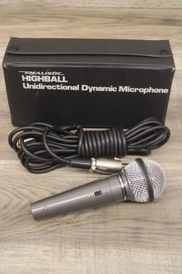 Realistic Highball Unidirectional Dynamic Microphone VINTAGE - Image 1 of 2