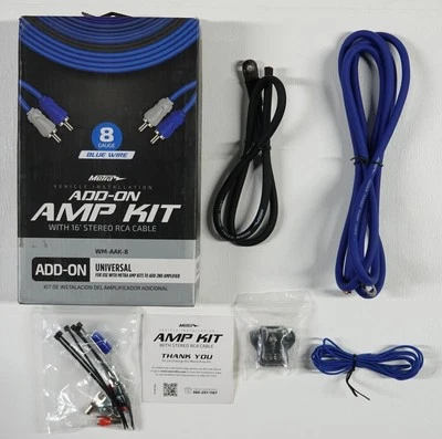 Metra WM-AAK-8 Add an Amp Stereo Wiring Kit with 8 Gauge Wire - Image 1 of 2