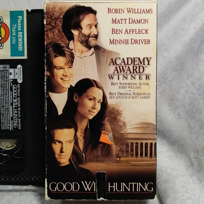 1999 Vintage Good Will Hunting Movie VHS Tape Ben Affleck Robin Williams - Image 1 of 3