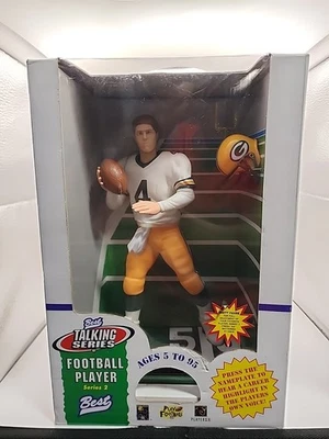 NUEVO EN CAJA 1997 NFL BRETT FAVOR GREEN BAY PACKERS FIGURA DE ACCIÓN PARLANTE MEJOR SERIE 2 Foto 1 de 4