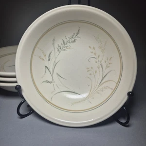 4x Cereal Soup Bowls Biltons Staffordshire Dinning 6½" Green Grass - Picture 1 of 9