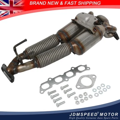 Catalytic Converter Type Approved & Fitting Kit Fit Ford Focus C-MAX Ti 1.6 - Image 1 of 4