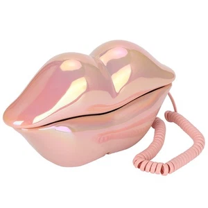 Wx 3016 Mouth'S Lips Shape Telephone Home Office Desktop Telephone Landline HLF - Zdjęcie 1 z 11