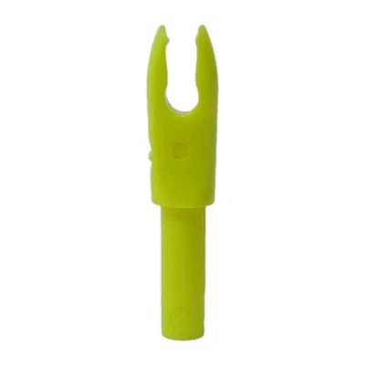 50 Count Bohning G 4mm Arrow F Nocks: Micro. 166": Fluorescent Yellow NOS - Image 1 of 3