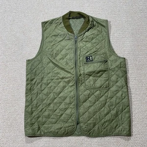 Vintage Helly Hansen Gilet Mens Medium 48 EU Green Work Sailing Vest - Picture 1 of 9