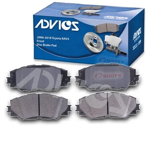 ADVICS Front Disc Brake Pad Set for 2006-2018 Toyota RAV4 - Braking Tire ls - Picture 1 of 5