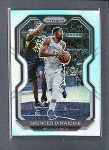 2020-21 Panini Prizm Spencer Dinwiddie Silver Prizm Brooklyn Nets #12 - Picture 1 of 2
