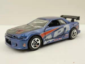 2002 Hot Wheels First Editions #7 Nissan Skyline (R32) (Blue APT) - LOOSE - Picture 1 of 7