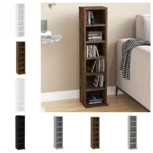 CD-Regal Holzwerkstoff  DVD Ständer CDs Aufbewahrung Archivierung Tower Turm - Bild 1 von 69