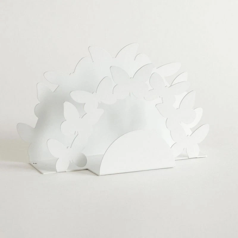 ARTI & MESTIERI PORTATOVAGLIOLI DOPPIO 22 X H12 CM IN FERRO - BUTTERFLY - Immagine 1 di 1