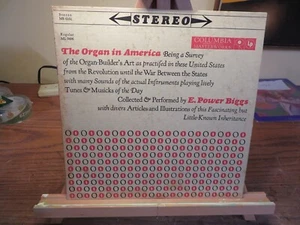 The Organ In America E. Power Biggs Vinyl LP Record - Picture 1 of 2