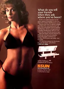LETTI ABBRONZANTI CASA SUNTANA WOLFFSYSTEM—VINTAGE 1987 RIVISTA PUBBLICITÀ PUBBLICITÀ - Foto 1 di 1