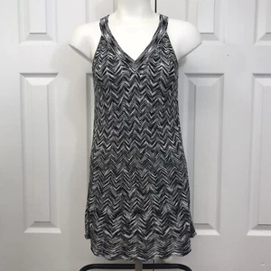 White House Black Market Chevron Knit Stretch Sleeveless Halter Dress Size S - Picture 1 of 12