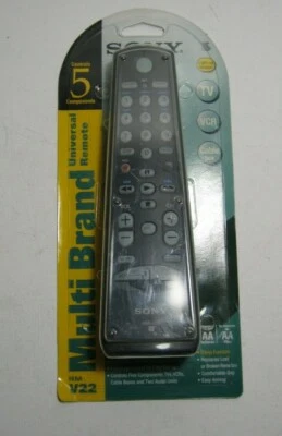 Controle remoto universal Sony RM-V22 5 dispositivos novo lacrado - Imagem 1 de 2