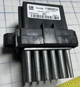 USED Genuine GM Bosch 15141283 OEM Heater Blower Motor Resistor - Picture 1 of 4