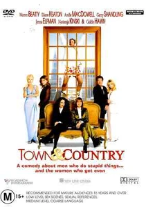 Town and Country (DVD, 2001) Goldie Hawn Warren Beatty Diane Keaton Comedy Movie - Picture 1 of 6