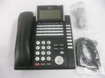 NEC DT730 ITL-32D-1 690006 Black 32 Button VoIP Telephone with Speakerphone and  - Image 1 of 2