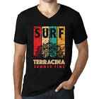 Ultrabasic Homme Tee-Shirt Col V Surf D'été À Terracina Summer Time Surf In