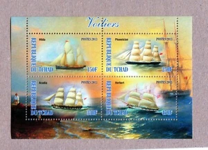 Sailing SHIPS Velero, Segelschiff, Bateau à voile VF MNH Minisheet of 4 [W01] - Picture 1 of 1
