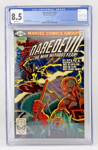 Cómic Daredevil #168 (1981) clasificación CGC 8,5 origen primera aparición de Elektra - Imagen 1 de 7