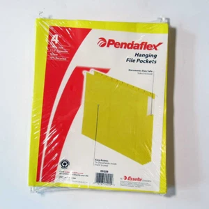 NUEVO Pendaflex Esselte Bolsillos de Expansión de Archivo Colgante 3.5" Amarillo - Imagen 1 de 1
