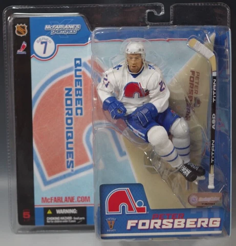 McFARLANE PETER FORSBERG QUEBEC NORDIQUES SERIES 7 FIGURE HOCKEY NHL MIB VARIANT Cover