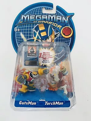 RARO! NUEVO EN CAJA - Megaman GUTSMAN VS TORCHMAN con Battlechip - ENVÍO RÁPIDO Foto 1 de 4