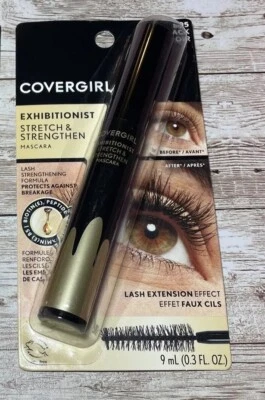 1- COVERGIRL Exhibitionist Stretch and Strengthen Mascara 805 Black - Image 1 of 4