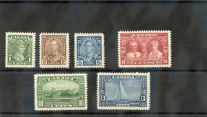 JUEGO JUBILEO PLATA CANADÁ Sc 211-6 (SG 335-40)*F-VF LH 1935 $75 - Imagen 1 de 1