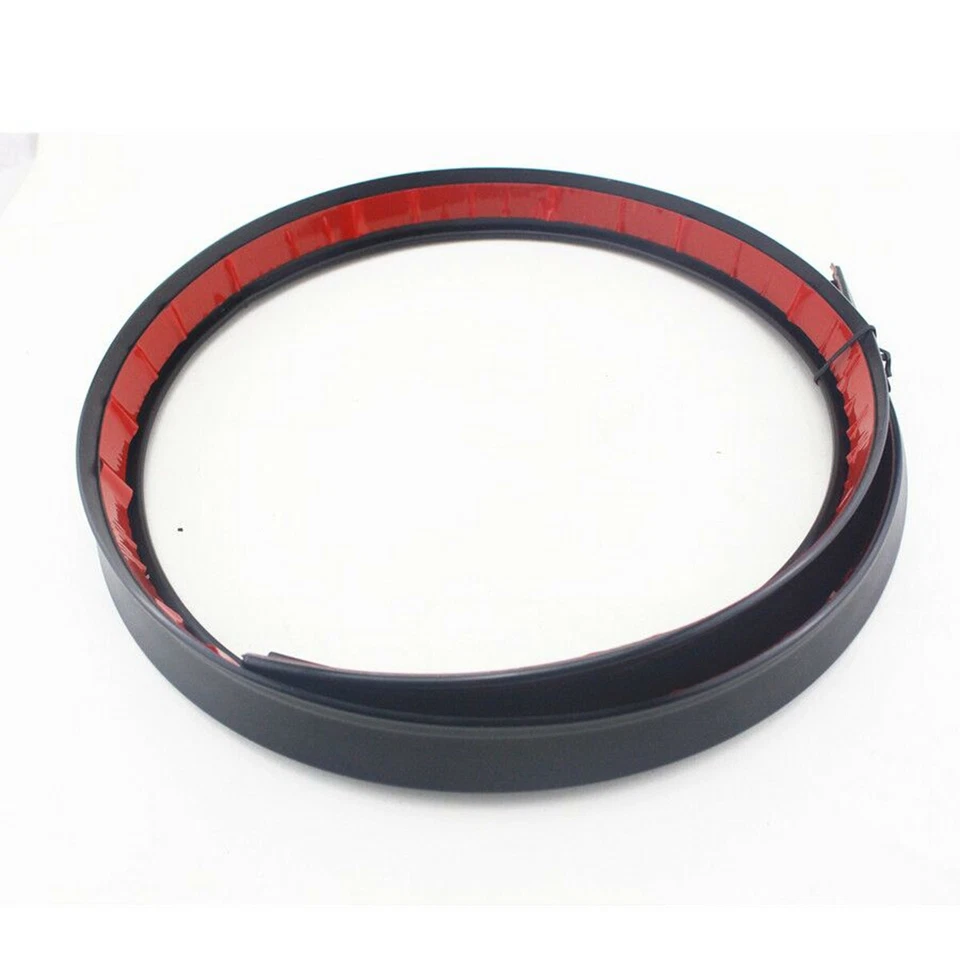 120CM Accessory Car Spoiler Rubber Rear Roof Trunk Bonnet Molding Lip Wing Black - Image 1 of 4