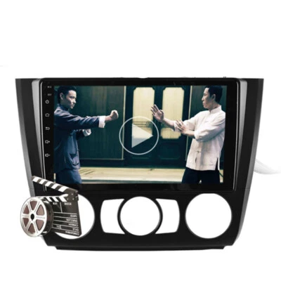 Reproductor de video para automóvil GPS WiFi apto para BMW Serie 1 E88 E82 E81 manual AC 2004-2011 Foto 1 de 4