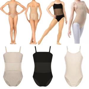 Kids Girls Ballet Dance Leotard Camisole Gym Jumpsuit Yoga Bodysuit Dancewear - Picture 1 of 23