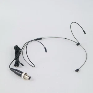 Headset Microphone For MiPRO Music Wireless Mics System mini 4Pin Lock Black - Picture 1 of 6