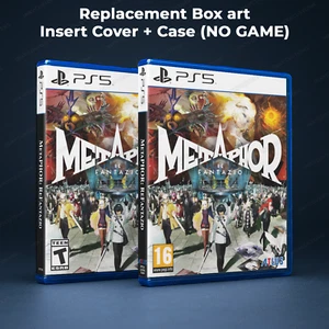 PS5 Metaphor Refantazio Replacement Case Box Only Empty PAL NO GAME - Picture 1 of 6