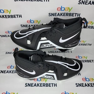 Botines de fútbol Nike Alpha Menace Pro 3 negros blancos para hombre 11,5 CT6649 001 - Imagen 1 de 5
