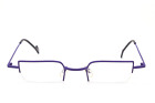 THEO PURE TITANIUM Matt Violet occhiali vintage montatura frame 00s👓donna uomo