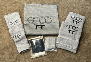 Audi TT Gray Towel Set with Shower Curtain - Picture 1 of 6