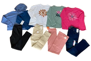 NEW GIRL XXL 18 FALL / WINTER CLOTHES lot pants tees sweatshirt - Picture 1 of 24
