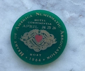 1964 Heart of America Numismatic Association CSNS Token - B1 - Picture 1 of 2