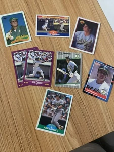 (MENGE 8) JOSE CANSECO TOPPS DONRUSS FLEER SCORE BOWMAN OAKLAND A'S - Bild 1 von 1
